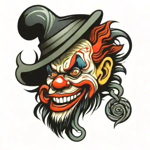 Celtic Clown Face