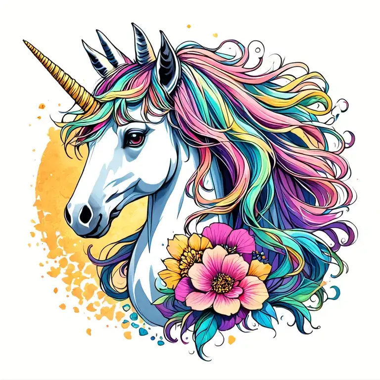 Unicorn Full Body