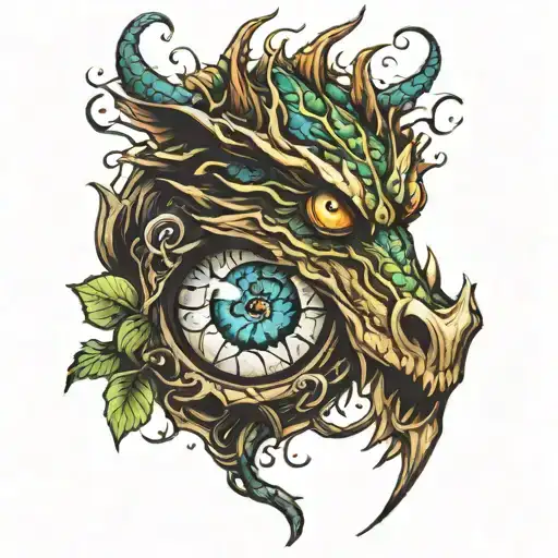 Eyes Tree Dragon