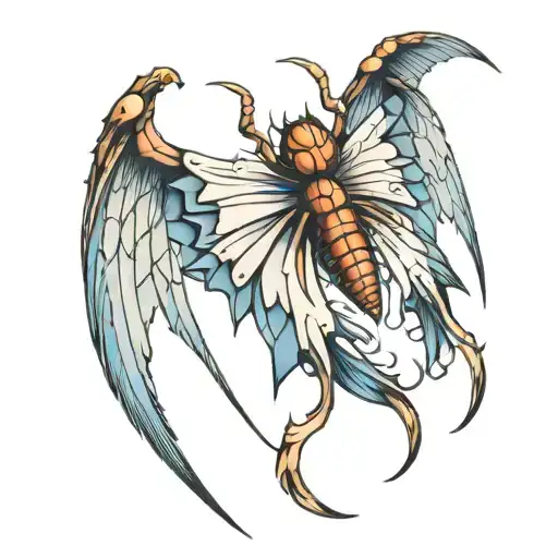 Spider An Angel Wing