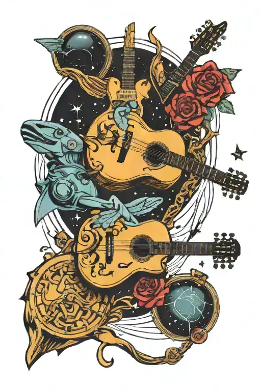 Acoustic Guitar And Star Trek