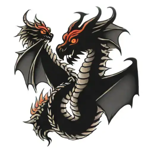 Two Dragon Screw Together