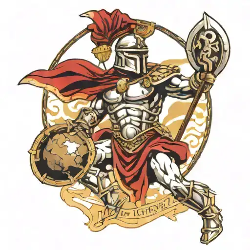 Earth Cosmos Spartan Warrior