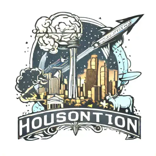 Houston Skyline Space City