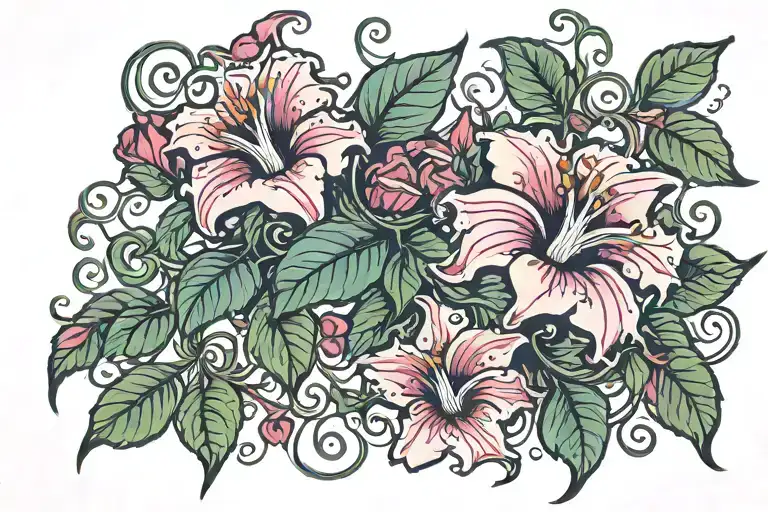 Bloody Morning Glory Vine