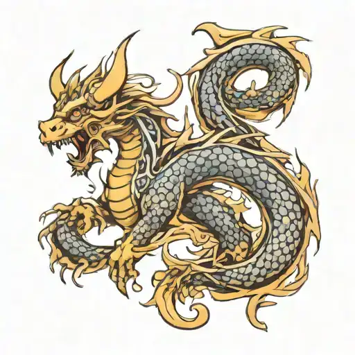 Dragon Viking Sleeve