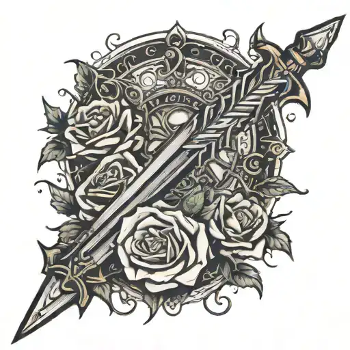 The Bastard Sword That Rolls Thorns Into Fine Lines