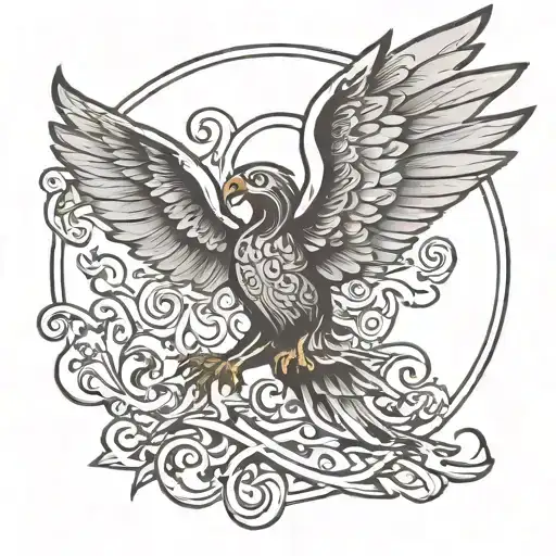 Wings Spread Wide And Free Spirit Symbol