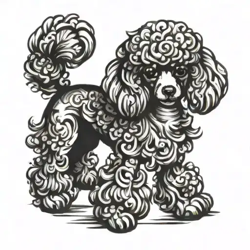 Small Poodle Dog