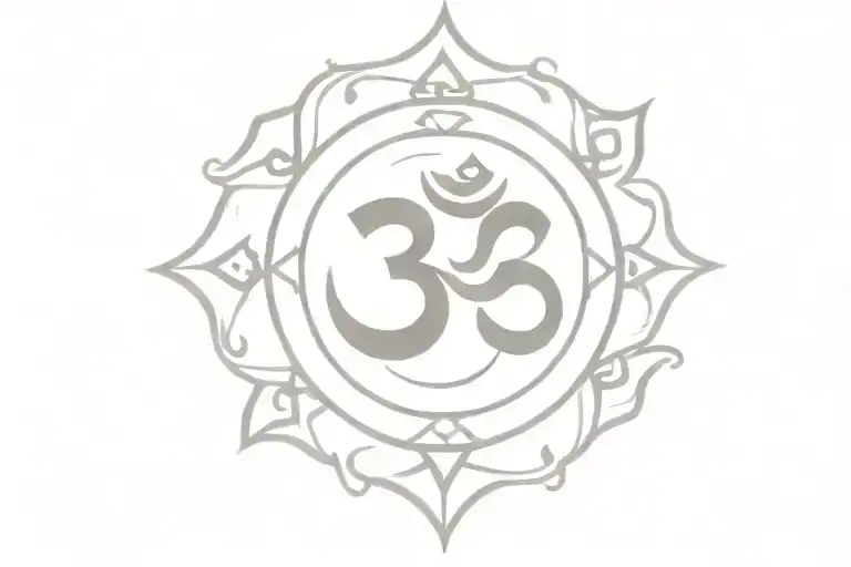 Om Symbol Intertwined