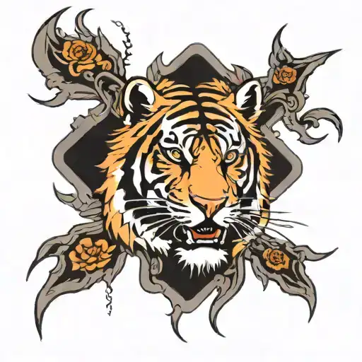 Tiger Jesus Reaching