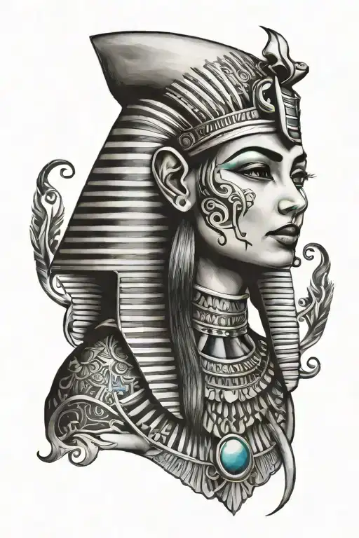 Egyptian Pharao Portrait
