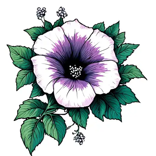 Morning Glories Ona Vine