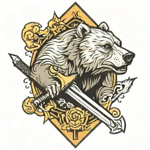 Bear And Sword