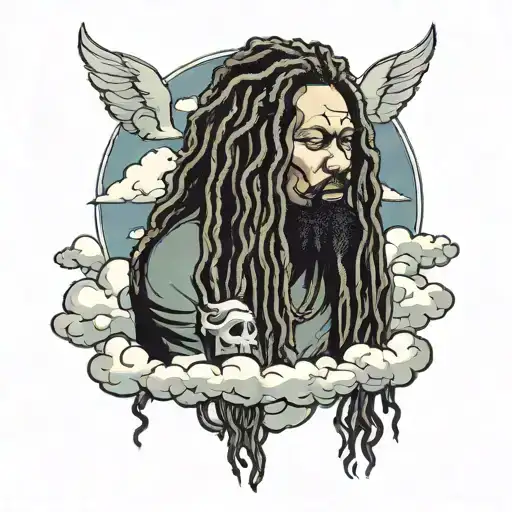 Dreadlocks Sitting On The Cloud