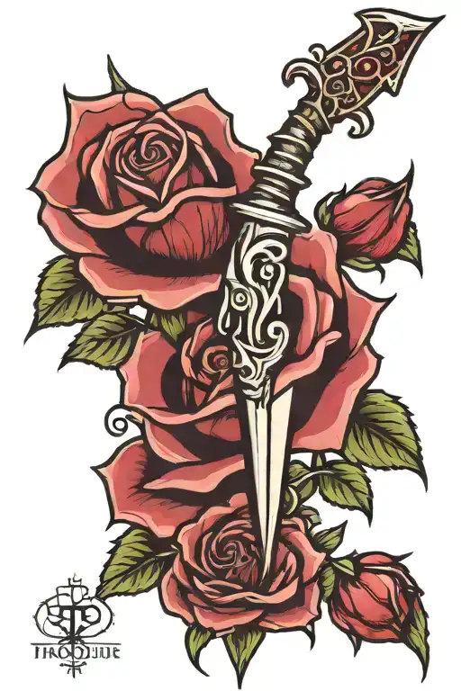 Dagger Through Rose