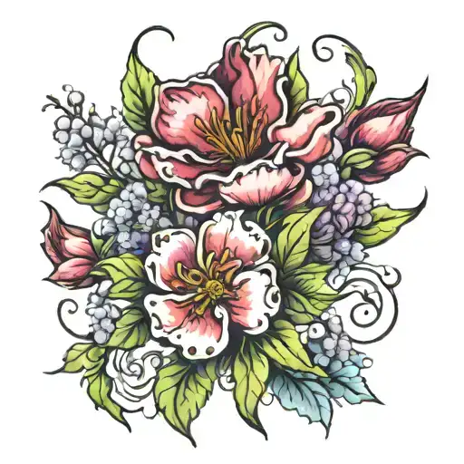 Birth Flowers April September