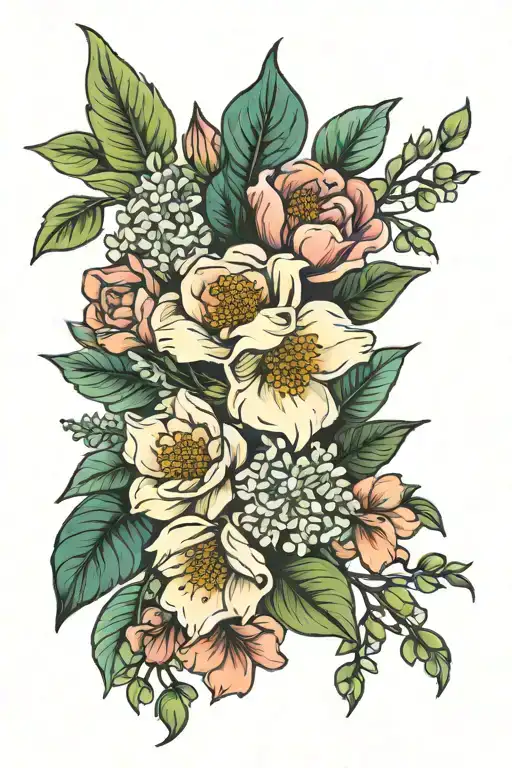 Birth Flower Bouquet