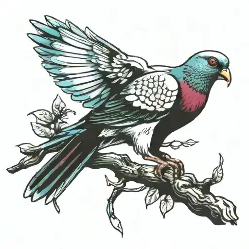 Racing Pigeon Tree