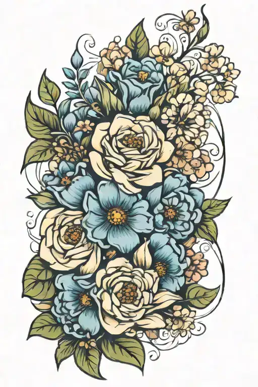 Birth Flower Bouquet