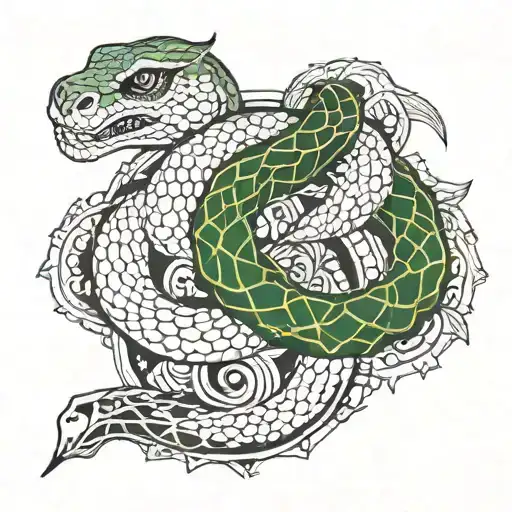 Snake Leon Mandala