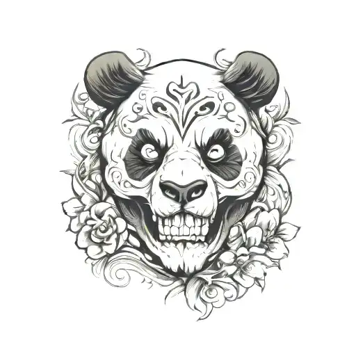 Panda Morphing Skull