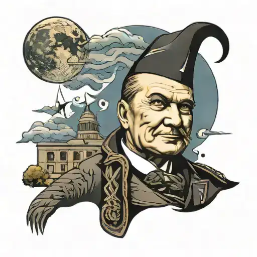 Ataturk And The Moon