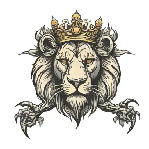 Lion With Crown Of Thorns