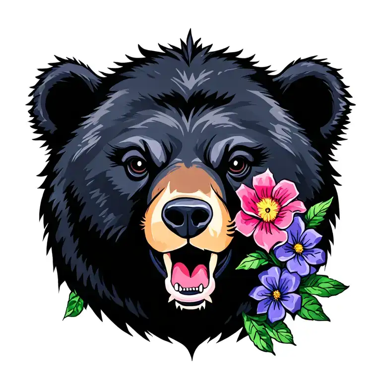 Bear And Flower Evil