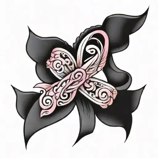 Breast Cancer Ribbon For Husband