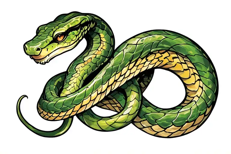 Snake Wrapped Around It