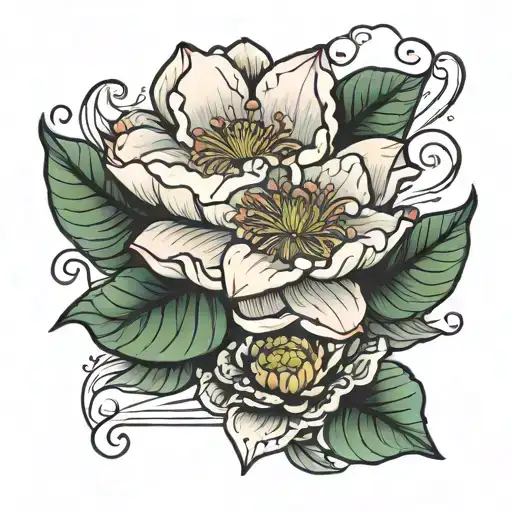 Primrose And Water Lily Flower