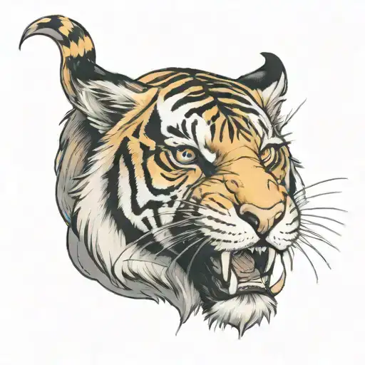 Realistic Tiger Roaring