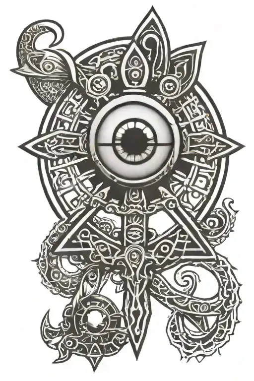Ankh Symbol With Eye