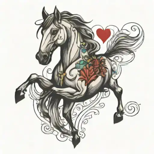 Horse And Heart