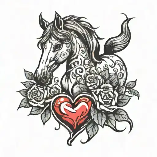 Horse And Heart