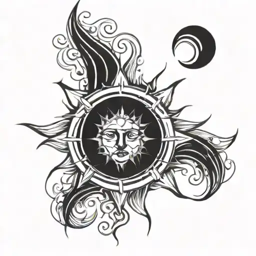 Basic Outline Of Sun Inside