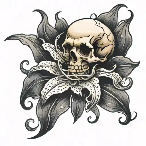 Skull Lily Flower