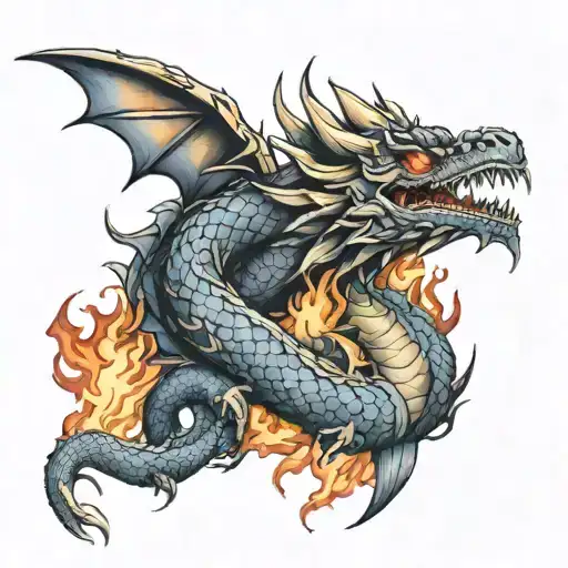 Dragon Breathing 3 Flames