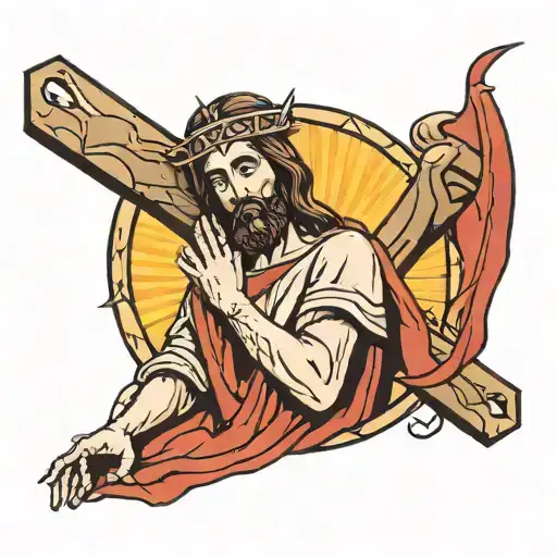 Jesus Carrying The Cross