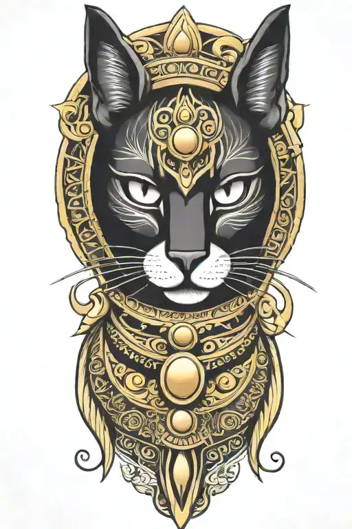 Egiptian Black Cat Goddess