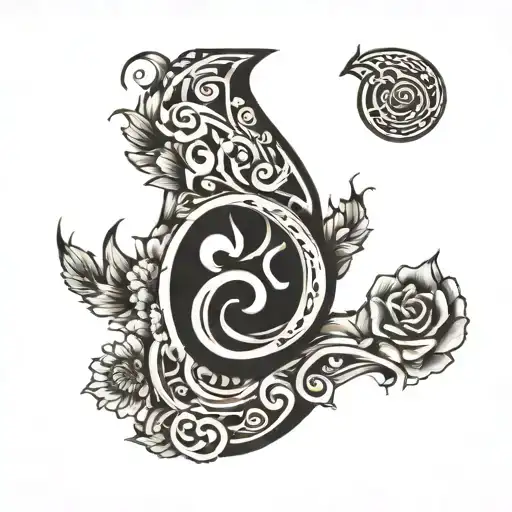 Semi Colon With Children Thumb Prints