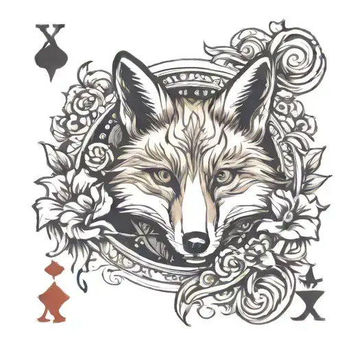 Playing Card Fox