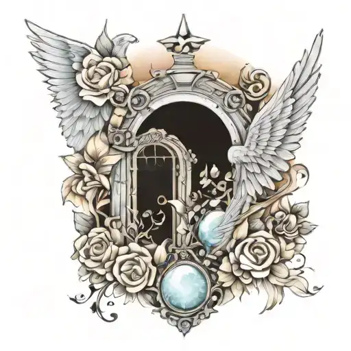 Heaven's Door And Angel Wings