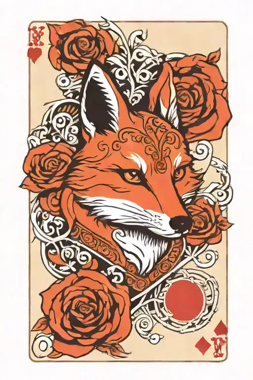 Playing Card Fox