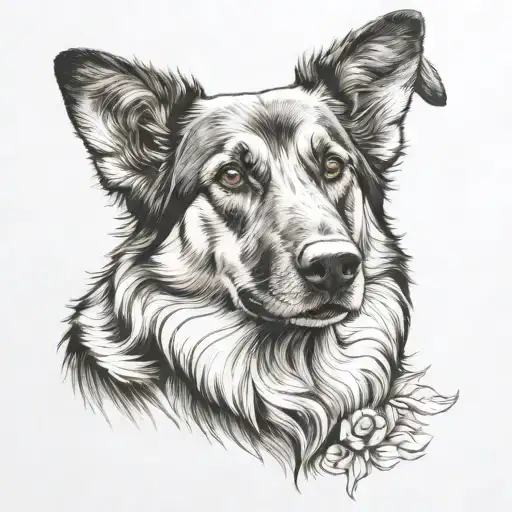 Black & Tan Shepherd Dog