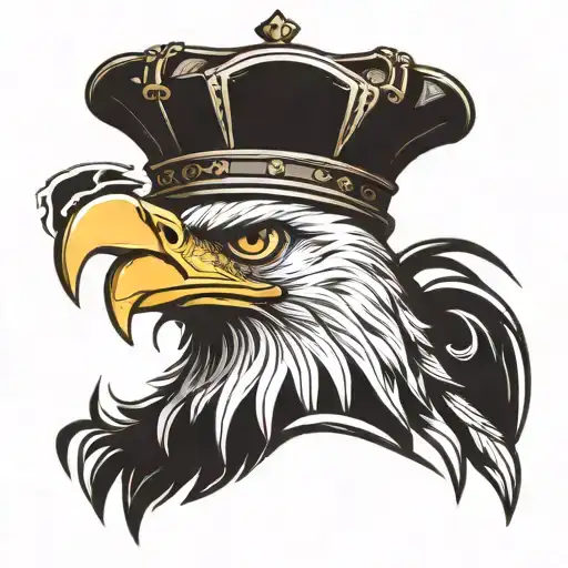 Eagle Wearing A Crown