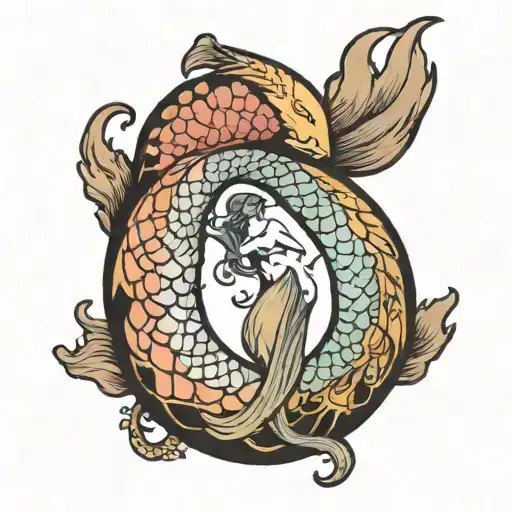 Cancer Zodiac Sign Mermaid Tails