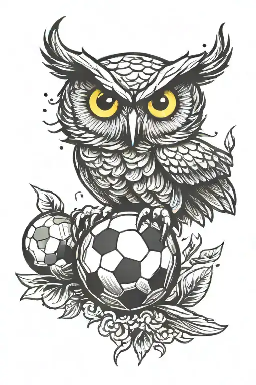 Owl And Football
