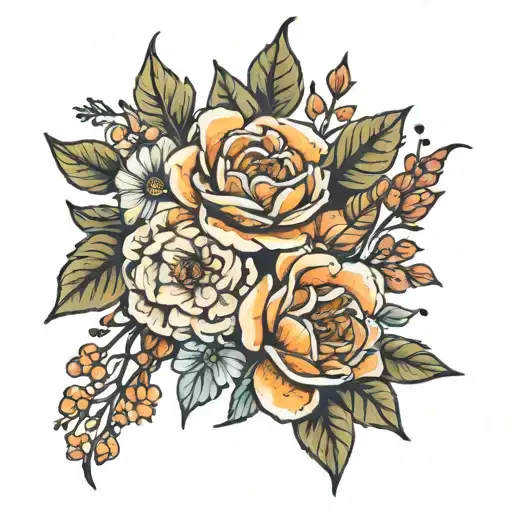 Birth Flower Bouquet